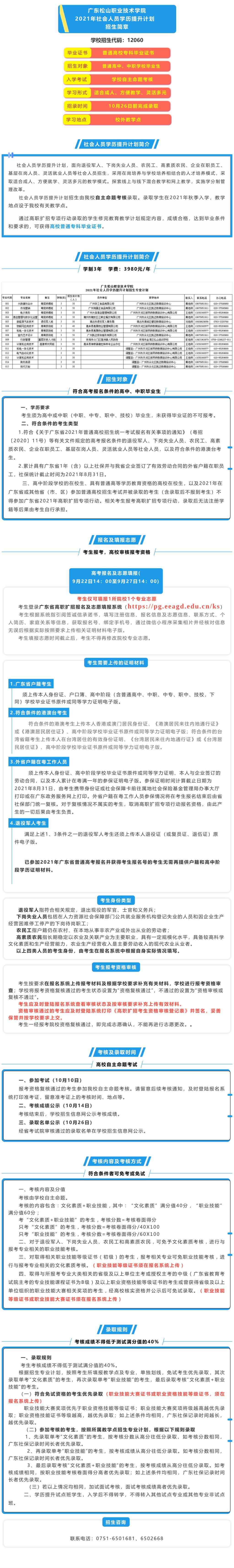 2021年廣東松山職業(yè)技術(shù)學(xué)院社會(huì)人員學(xué)歷提升計(jì)劃招生簡章(圖1)